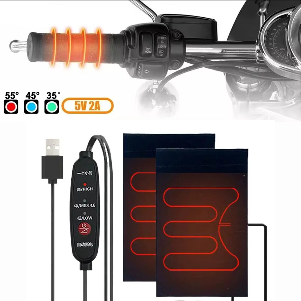 Motorcycle Heated Grips USB 12 - Handlebar Grip Heated ulasan dan harga