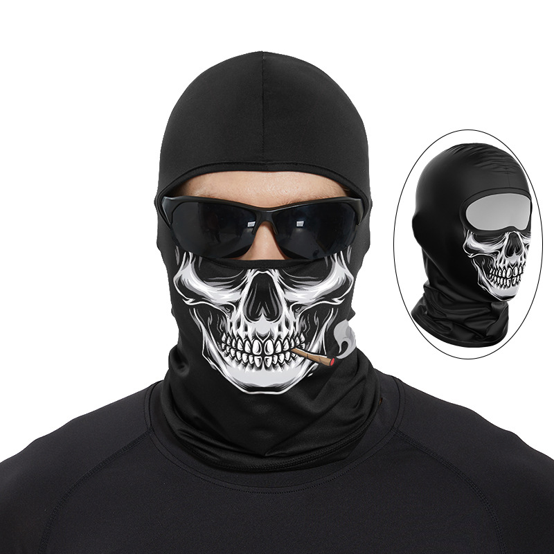 Funny Ape Mouth Skull Balaclav - Motorcycle Gear For Woman ulasan dan harga